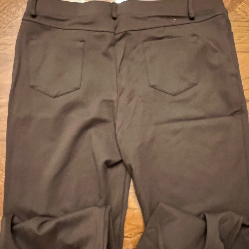 Tapata Brown Flared Soft Pull On Trouser Pants - Picture 7 of 8